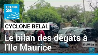 Île Maurice  les dégâts après le passage du cyclone Belal • FRANCE 24 [upl. by Godrich]