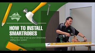 How to install Smartrobes sliding doors [upl. by Cerelly313]