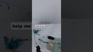 Insane double rescue at Lake Louise Ski Resort skiing extreme rescue [upl. by Carri]