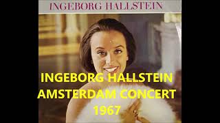 INGEBORG HALLSTEIN Amsterdam concert 1967 Werner EgkPuccini [upl. by Ailehc]