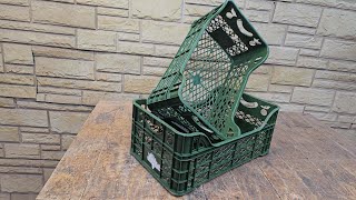 Few people know the secret of empty plastic vegetable crates A brilliant idea [upl. by Mccourt]