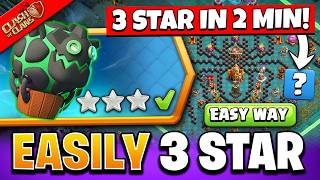 How to Easily 3 Star No Strings Attached Challenge in Clash of Clans  Coc New Event Attack [upl. by Moreland]