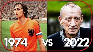 Netherlands Total Football Team from 1974 Then and Now [upl. by Audette]