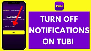 How to Turn On  Off Notifications on Tubi TV 2024 [upl. by Towne460]