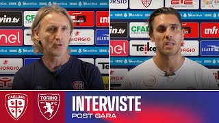 POST GARA  Nicola e Viola dopo CagliariTorino  SERIE A ENILIVE [upl. by Dimitri34]