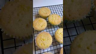 Lemon Drizzle Cupcakes 😍 Fluffy cakes with a crisp citrus topping 🤤 recipe baking cakes [upl. by Bohner]