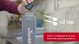 How to fill your ProMist MAX Spray Mop Bottle with Solution [upl. by Philipps]