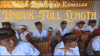 Old Style Balinese Gamelan  Unduk Full Length Semar Pegulingan 7 tone gamelan from Kamasan [upl. by Evangelist]