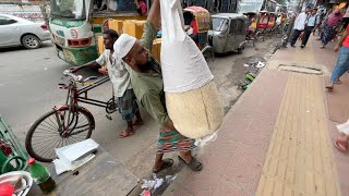 Man Sets Up a Jhal Muri Stall on Bustling Streets  Street Food [upl. by Cicenia]