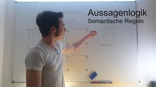 Aussagenlogik Semantische Regeln [upl. by Eeniffar]