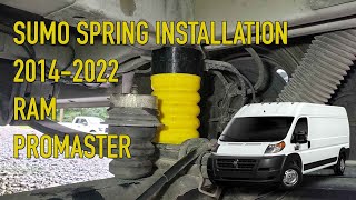 Ram Promaster Sumo Springs Installation and Review [upl. by Joye5]