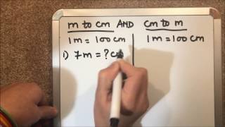 HOW TO CONVERT  METER TO CENTIMETER  AND CENTIMETER TO METER [upl. by Yatzeck]