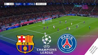 FC BARCELONA vs PSG  PARIS SAINT GERMAIN Champions League 2324 • Simulation amp Prediction [upl. by Netsoj57]