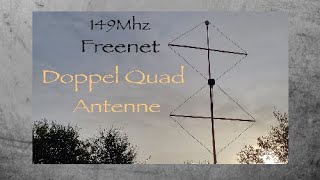 149Mhz Doppelquad Freenet Antenne selbst basteln [upl. by Keeryt]