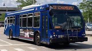 Pace 2015 ElDorado National Axess BRT Bus 6474 On Rt 208 [upl. by Nnalorac]