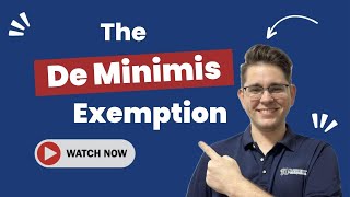 De Minimis Exemption A Game Changer Coming for US Importers [upl. by Dorie]