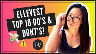 Ellevest Investing Tips TOP 10 DOS amp DONTS [upl. by Onahpets]