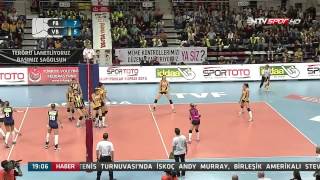 Kim Yeon Koung 김연경 Cut 141015 Fenerbahce Grundig 32 Vakifbank Sportoto Cup [upl. by Ydal]