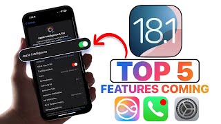 iOS 181  Top 5 BEST NEW Features Coming [upl. by Sallad]