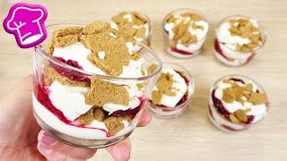 SpekulatiusTiramisu 🎄 weihnachtliches Schicht Dessert mit Himbeeren  Super lecker amp ganz einfach [upl. by Picardi583]