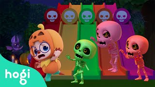 Chumbala Cachumbala Dance  More Colors Skeletons｜Hogi Halloween 🎃｜Halloween Songs for Kids [upl. by Ahseined376]