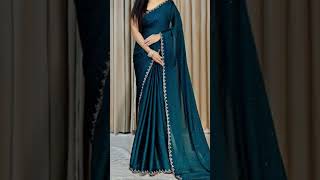 Trending 🥰saree design 2024 saree design 2024 viralvideo viralshorts subscribe channel [upl. by Selbbep]