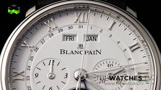 Blancpain Villeret Monopusher Chronograph With Complete Calendar [upl. by Anastos]