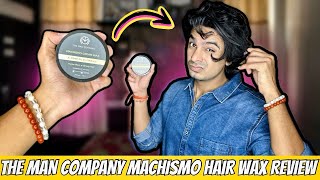 The Man Company Machismo Cream Wax Review  Worth Buying [upl. by Ssur]