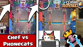 LIVEMATCH GEGEN PHONECATS VOLL VERKACKT  CLASH ROYALE [upl. by Idnil]