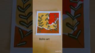 How to make Boho art  art painting bohoart bohopainting shortsfeed shorts youtube diy yt [upl. by Linskey742]