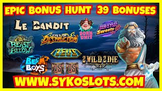 💥🎰EPIC💥 BONUS HUNT WITH 39 ONLINE SLOTS BONUSES💥🎰 [upl. by Kit]