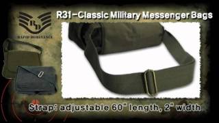 quotRapid Dominancequot R31 Classic Military Messenger Bags [upl. by Melac]