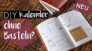 DIY Kalender ohne Basteln Fertiger KreativgefühlKalender bei X17 [upl. by Relyks396]