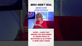 Teach modern satire with Birds Arent Real shorts teach teaching teacher education [upl. by Droffats654]