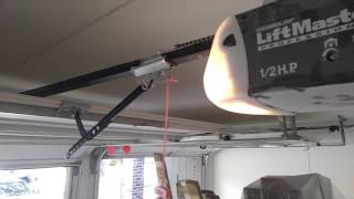 Lift Master Garage Door Opener Not Closing Force Control Adjustment [upl. by Gnap]