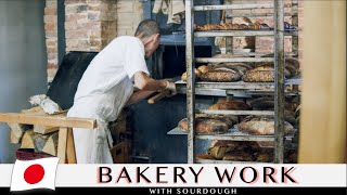 A Small Bakery With a WoodFired Oven on the Prairie  Sourdough Bread Making in Japan [upl. by Cia]