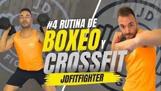 ✅💥🥊Rutina de BOXEO 🏋️‍♂️Entrenamiento CROSSFIT en CASA para PRINCIPIANTES 4💥 [upl. by Lefton]