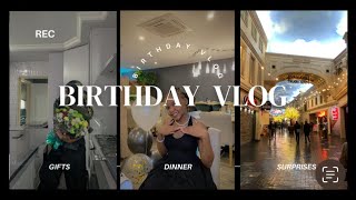 Birthday vlog 18th birthday dinner  gift unboxing buffet [upl. by Hamner]