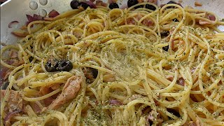 Cucina Italiana al massimo Spaghetti al tonno un esplosione di gusto in pochi minuti  Da provare [upl. by Daphna]