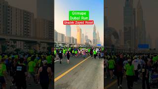 Dubai Run On Sheikh Zayed Road dubai dubairun [upl. by Scharaga833]