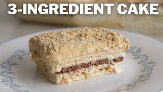 Easy 3Ingredient Cake Recipe [upl. by Enehs]