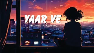 Yaar Ve  Code Name Tiranga  Arijit Singh  Slowed  Reverb  loficlub30 [upl. by Perrin976]