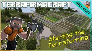 Starting the Terraforming  Terrafirmacraft [upl. by Akiram703]