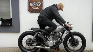 Yamaha Sr 500 quotDumpyquot motorsworkeu [upl. by Lleder]