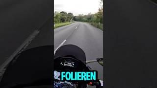 Bike folieren 🥹 motorrad motolife motorradfahren motovlog bikelife [upl. by Mayram131]