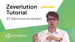 Zeversolar Zeverlution Tutorial 1 Wachtwoord wijzigen van uw omvormer [upl. by Zobkiw]