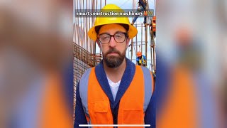 smart worker machine construction video can help you 🚧🦺 construction creativeworkers adamrose [upl. by Odareg]