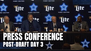 PostDraft Press Conference Day 3  Dallas Cowboys 2021 [upl. by Kcinnay]