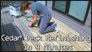 Cedar Deck Refinishing [upl. by Ail]