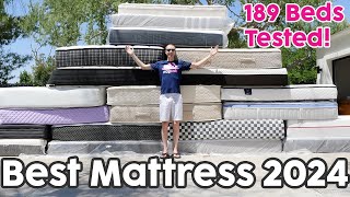 Best Mattress 2024  We Objectively Test 189 Mattresses [upl. by Negroj]